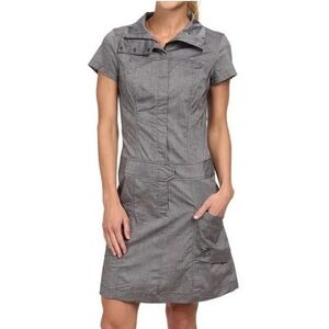 Arc'teryx Blasa Gray Women's Cotton Chambray Dress Size 8
